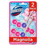 Domestos Power 5 Magnolia Toilet Rim Block 2x 50g - British product