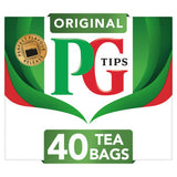 PG Tips original tea bags 116g, imported from the UK
