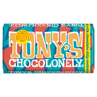 Tony's Chocolonely Milk Chocolate Chip Cookie Biscuit 180g