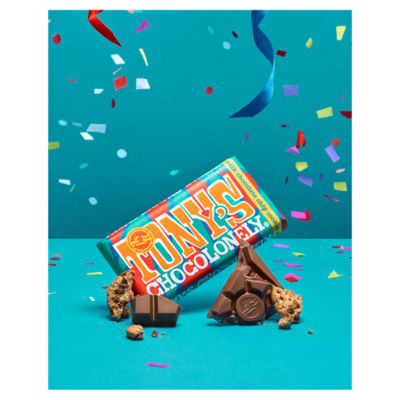 Tony's Chocolonely milk chocolate chip cookie 180g (British brand)