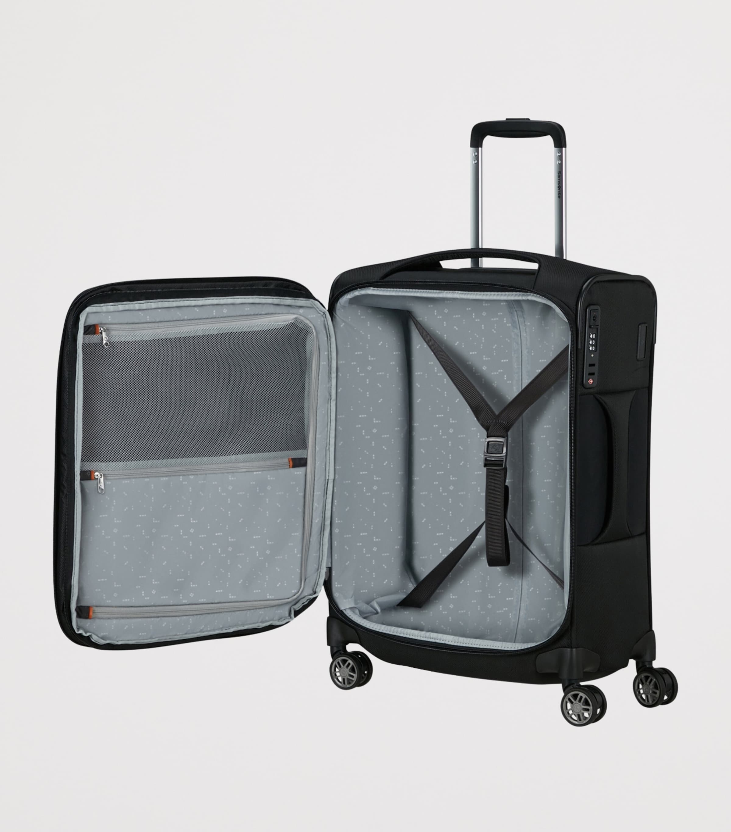 Samsonite Expandable Re-Lite Spinner Suitcase 55cm (British brand)