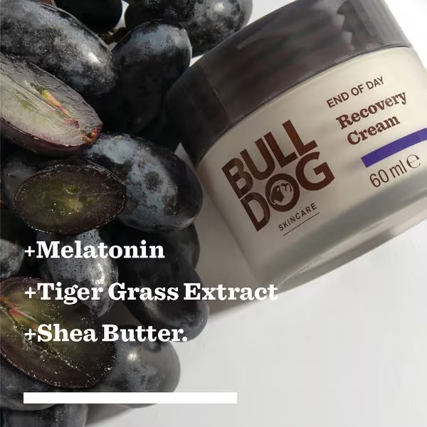 Bulldog Skincare End of Day Recovery Cream 60ml - British product