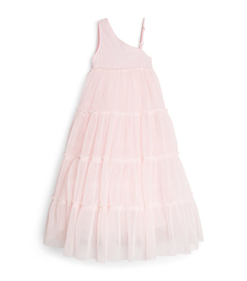 Billieblush pleated tulle asymmetric dress 3-12 years - British product