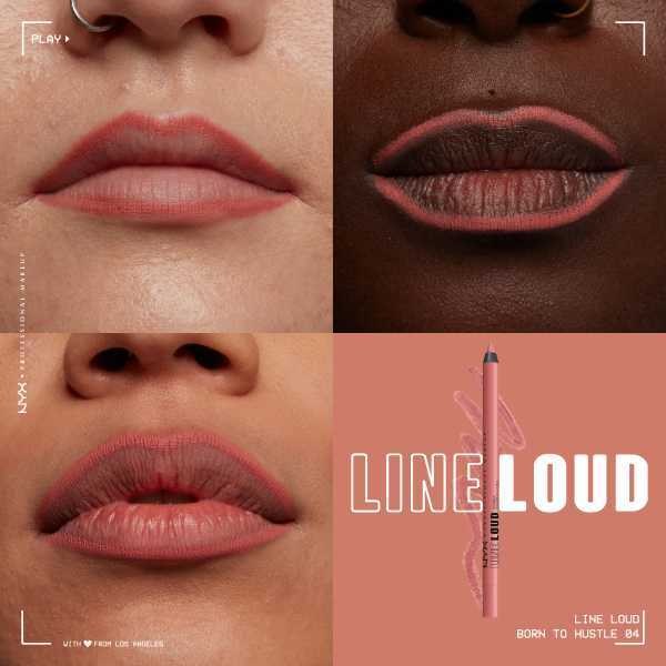 NYX Line Loud Lip Liner Born To Hustle, imported from the UK
