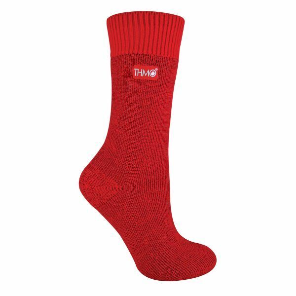 THMO Mens Fleece Lined Winter Thermal Socks 6-11 UK GOODS Superdrug Red  