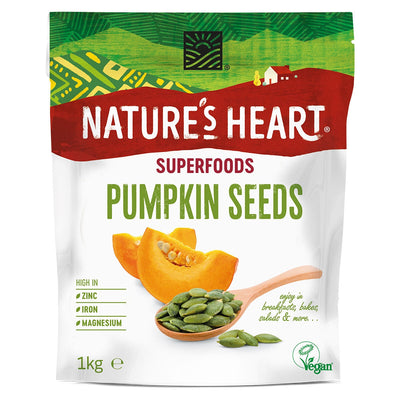 Nature's Heart Pumpkin Seeds Baking Ingredient 1kg