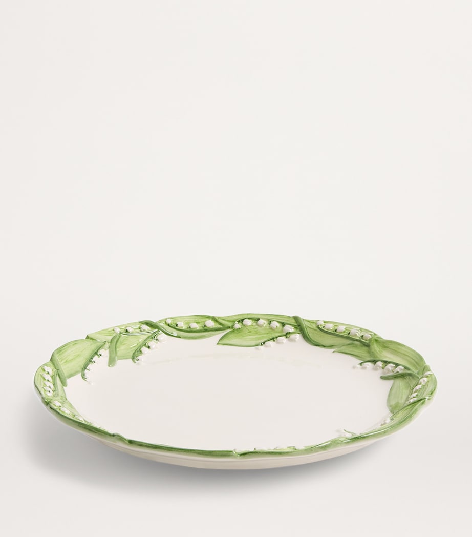 Les Ottomans dinner plate Lilly of the Valley 27cm, UK version