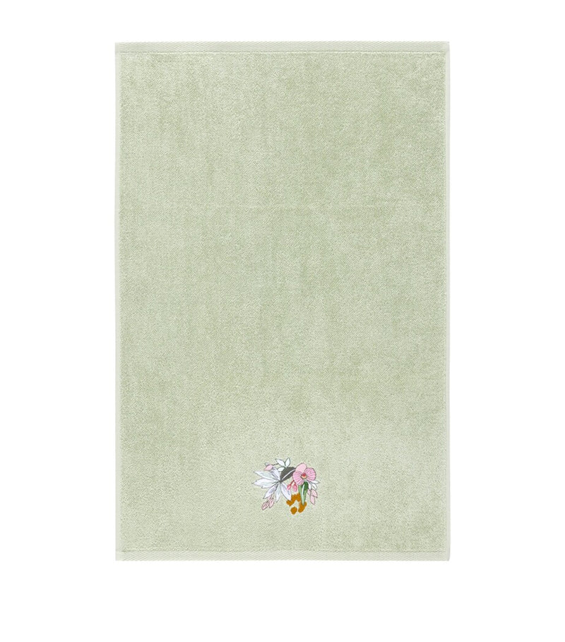 Yves Delorme Embroidered Orchidee Guest Towel (45cm x 70cm)