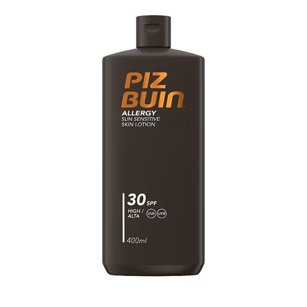 Piz Buin Allergy Sun Sensitive Skin Lotion 400ml, imported from the UK
