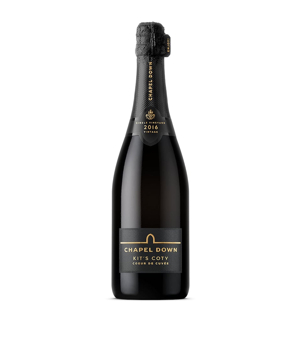 Glittering Champagne Bottle Christmas Tree Decoration