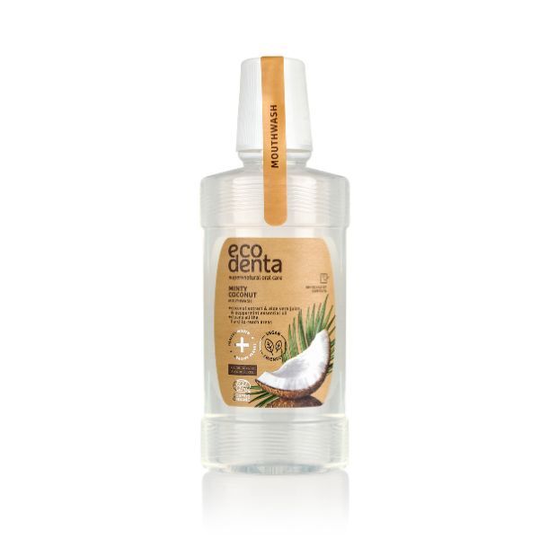 ECODENTA Minty Coconut Organic Mouthwash 500ml - British product