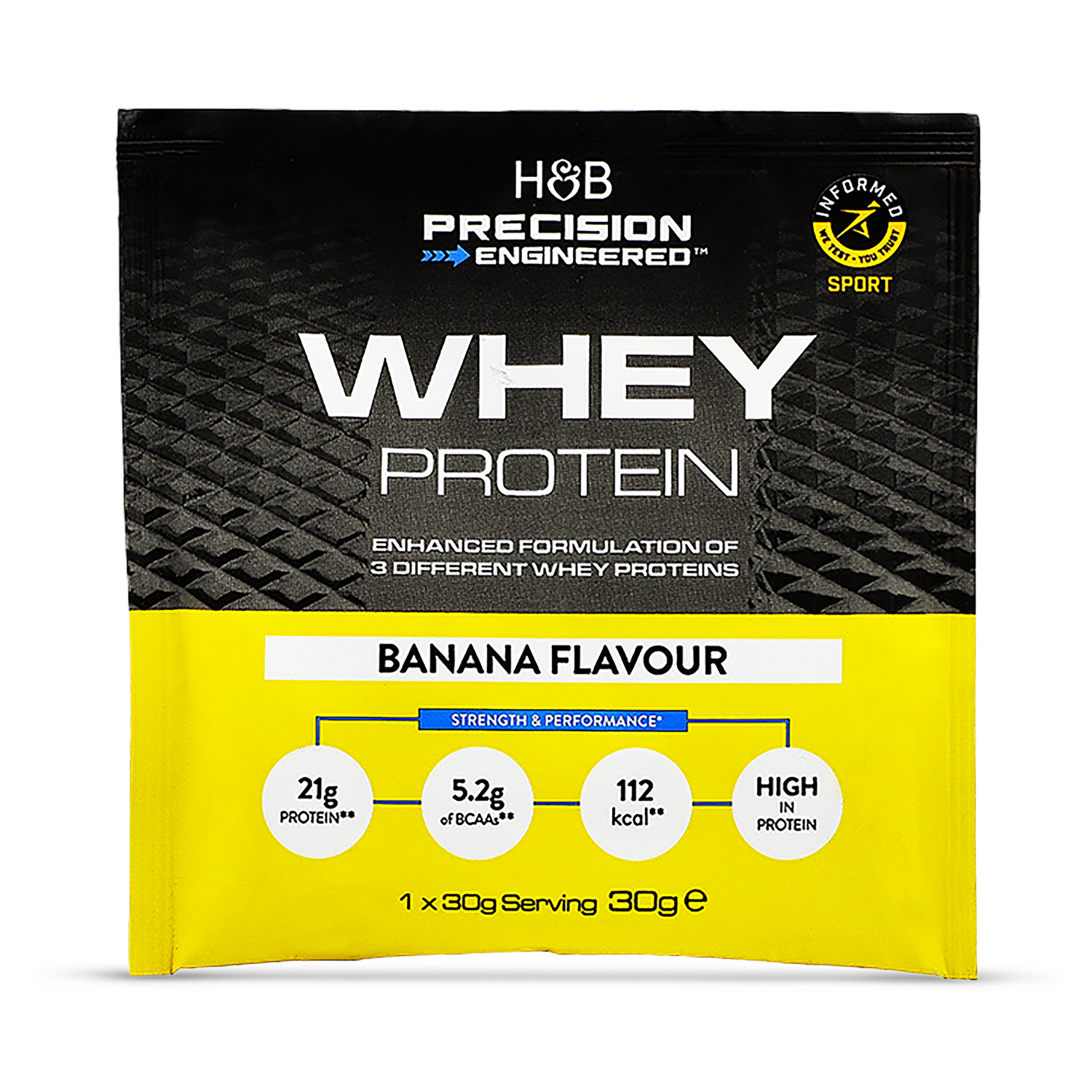 Whey Protein Strawberry Sachet 30g - 999351
