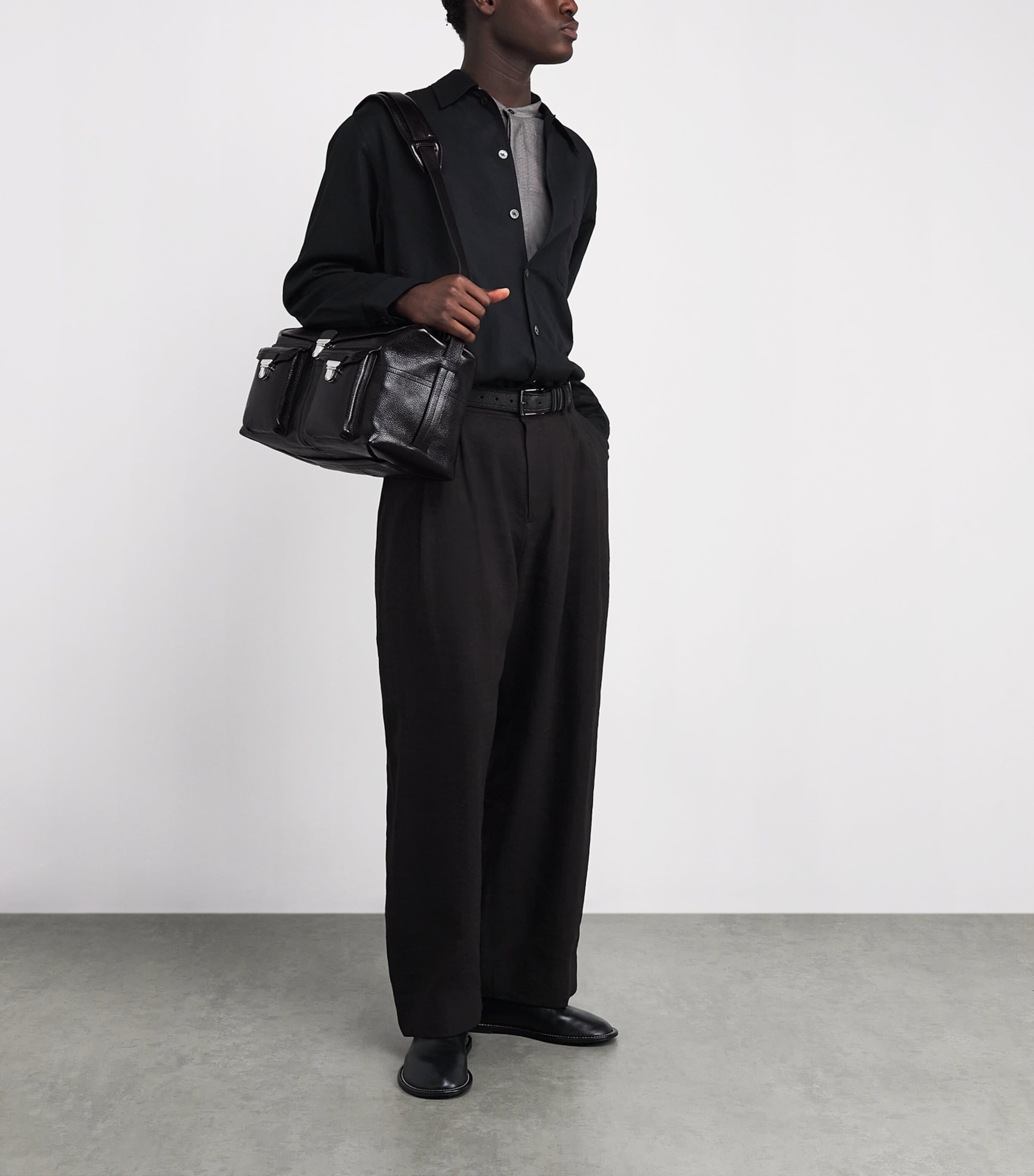 Lemaire Nappa Leather Gear Week-End Bag