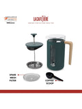 La Cafetiere Green Pisa glass cafetiere 3 cup, UK version