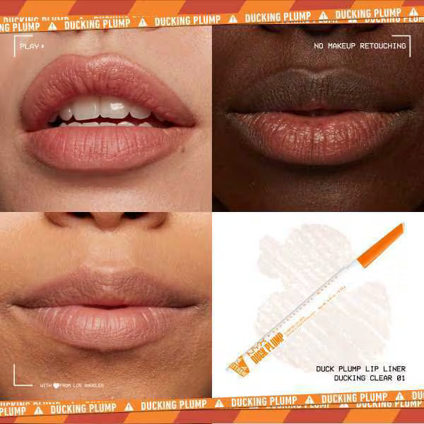 NYX Professional Makeup plumping lip liner clear, imported from the UK