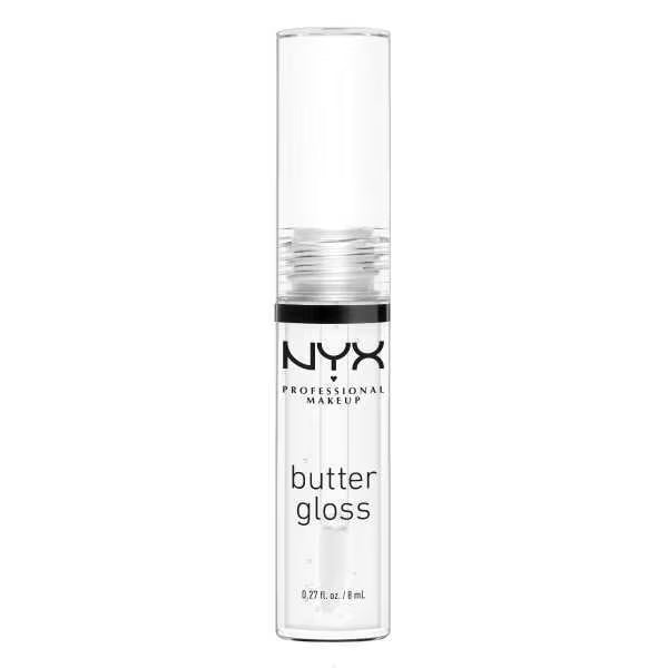 NYX Professional Makeup Lip Gloss Clear Butter Gloss, imported from the UK