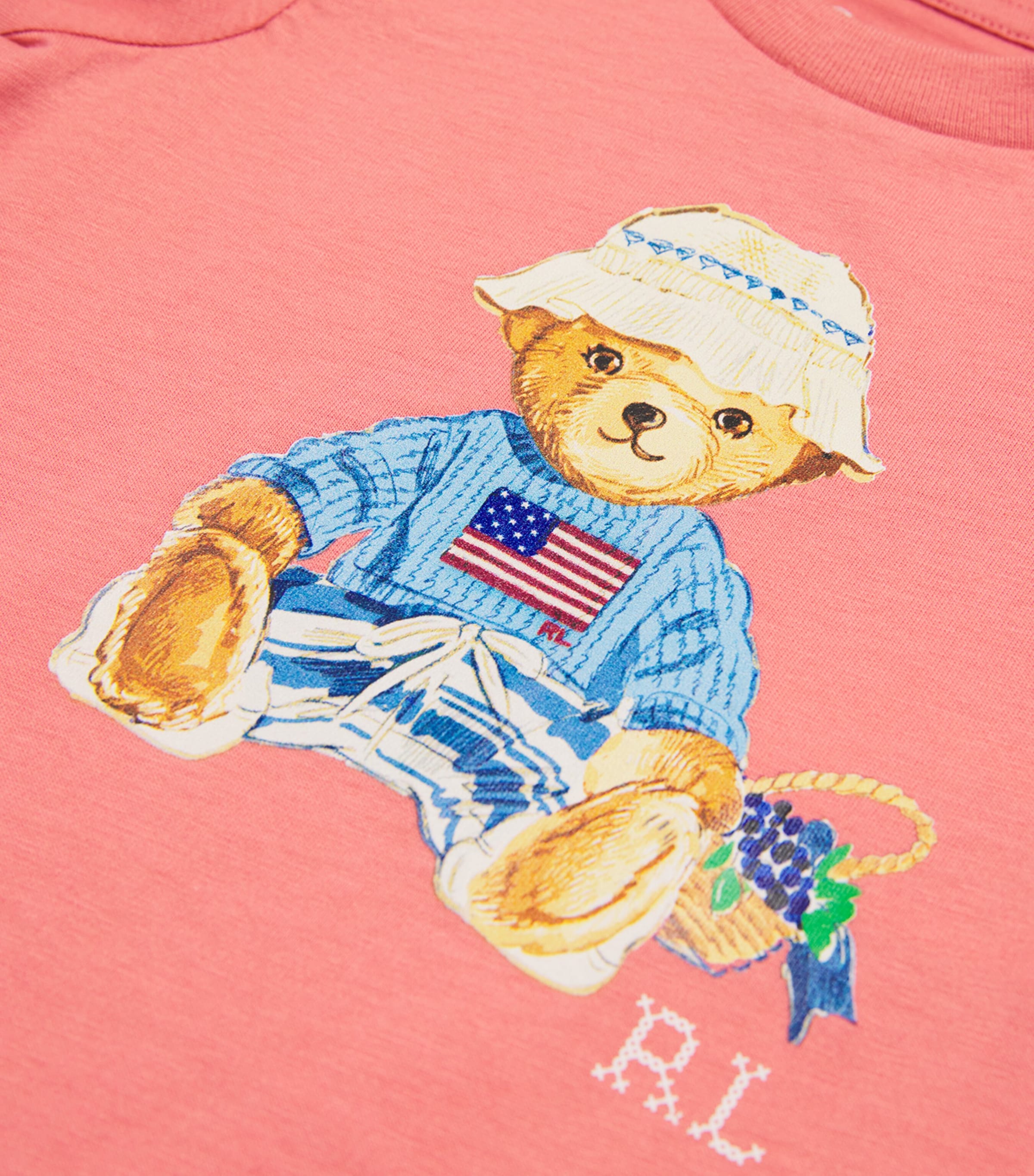 Ralph Lauren Kids Cotton Polo Bear Bodysuit (3-24 months)
