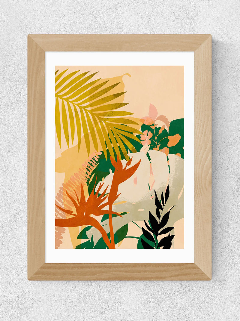 East End Prints Natural Foliage Florals art print - British product