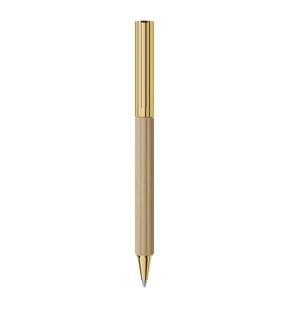 Graf von Faber-Castell Gold-Trim Hornbeam Wood Bloom ballpoint pen, UK version