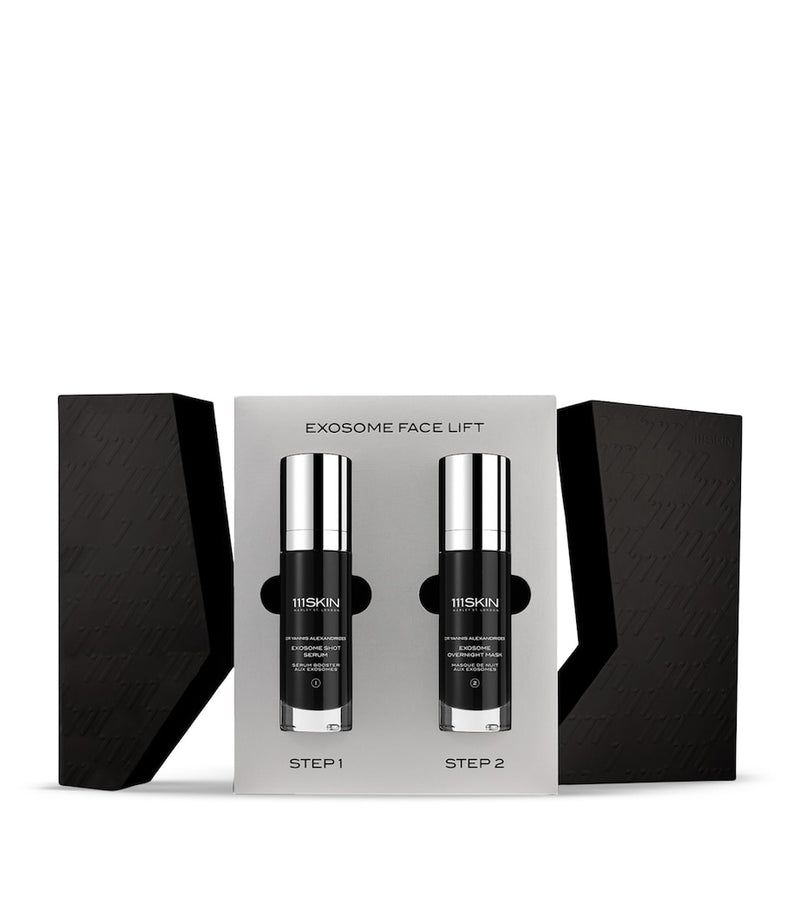 111Skin exosome face serum and overnight mask set, 60ml total - British product