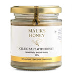 Malik's Honey Celtic Salt With Honey 227g, imported from the UK