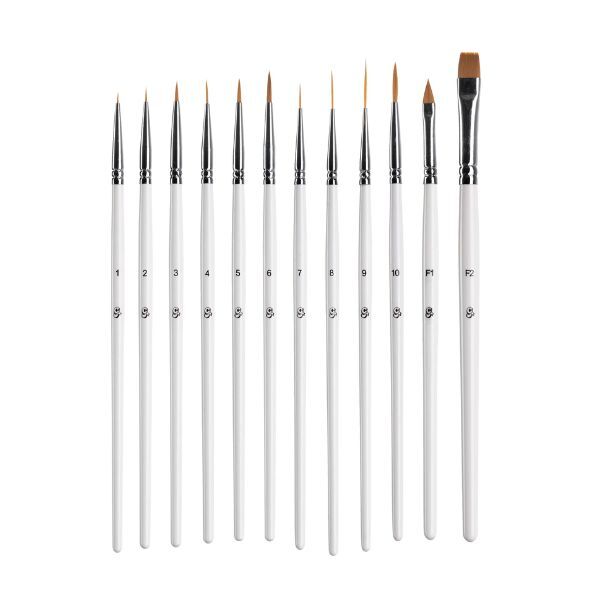 Glisten Cosmetics liner brush 8 imported from the UK