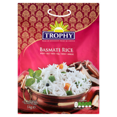 Trophy Basmati Rice 5kg (British brand)