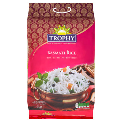 Trophy basmati rice 10kg (British brand)