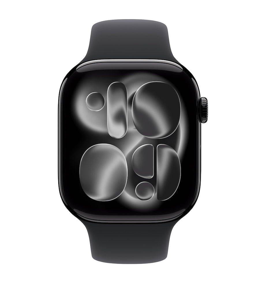 Apple smartwatch Jet Black with Black Sport Band 46mm - British product