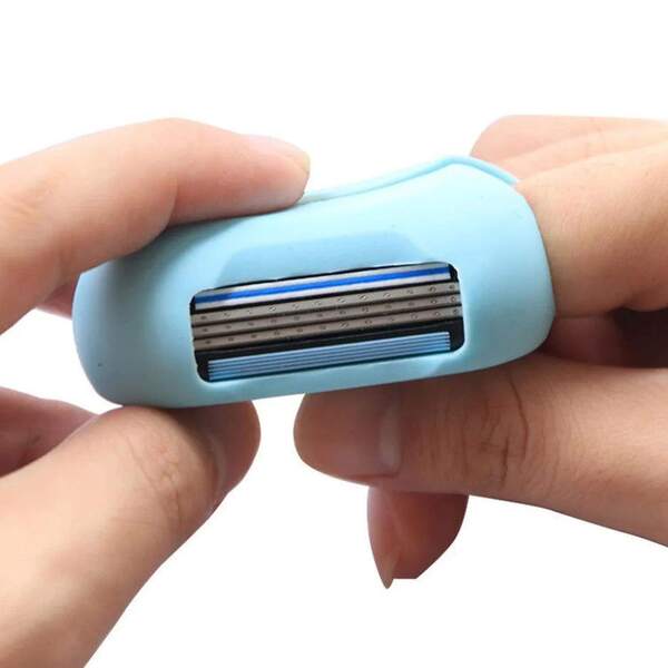Envie mini finger shaver toothbrush cover pink - British product