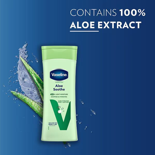 Vaseline Intensive Care Aloe Soothe Body Lotion 400ml (British brand)