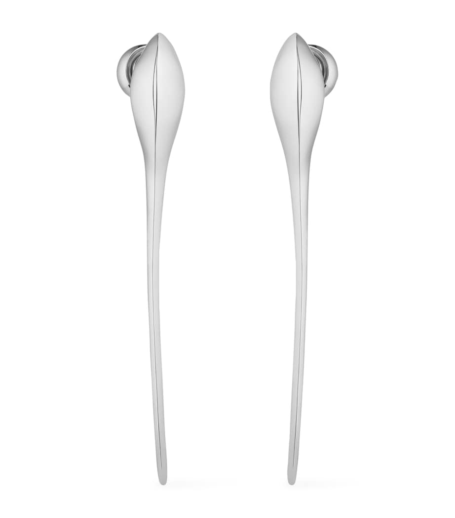 Givenchy Spike Earrings silver tone drop design, UK version