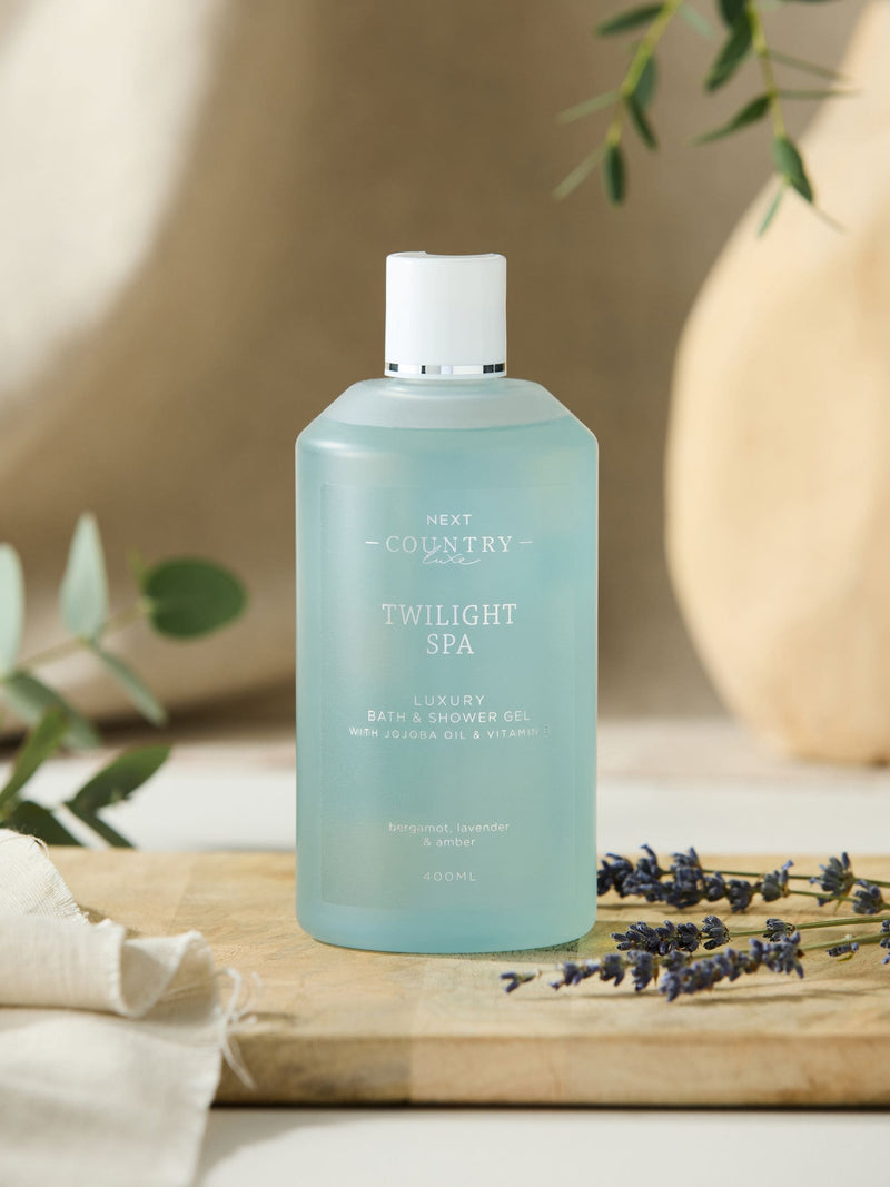 Country Luxe lavender and cardamom shower gel - British product