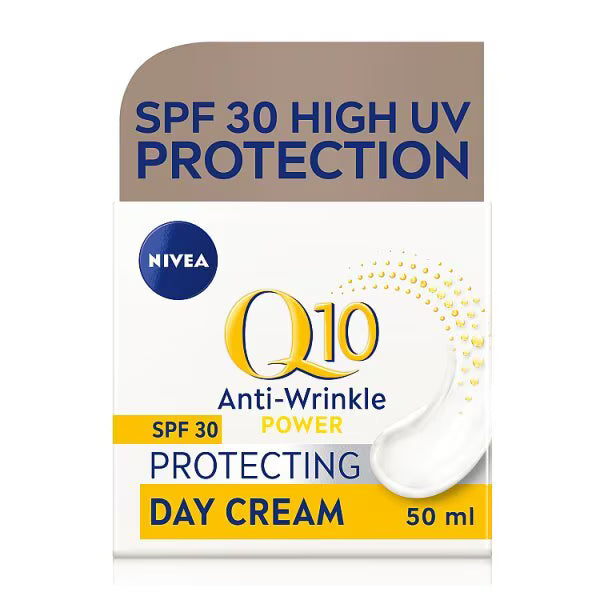 Nivea Q10 Power Anti-Wrinkle Day Face Cream SPF30 Moisturiser imported from the UK