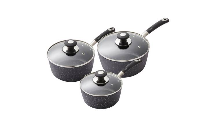 Tower Precision 3pc Saucepan Set GOODS Argos