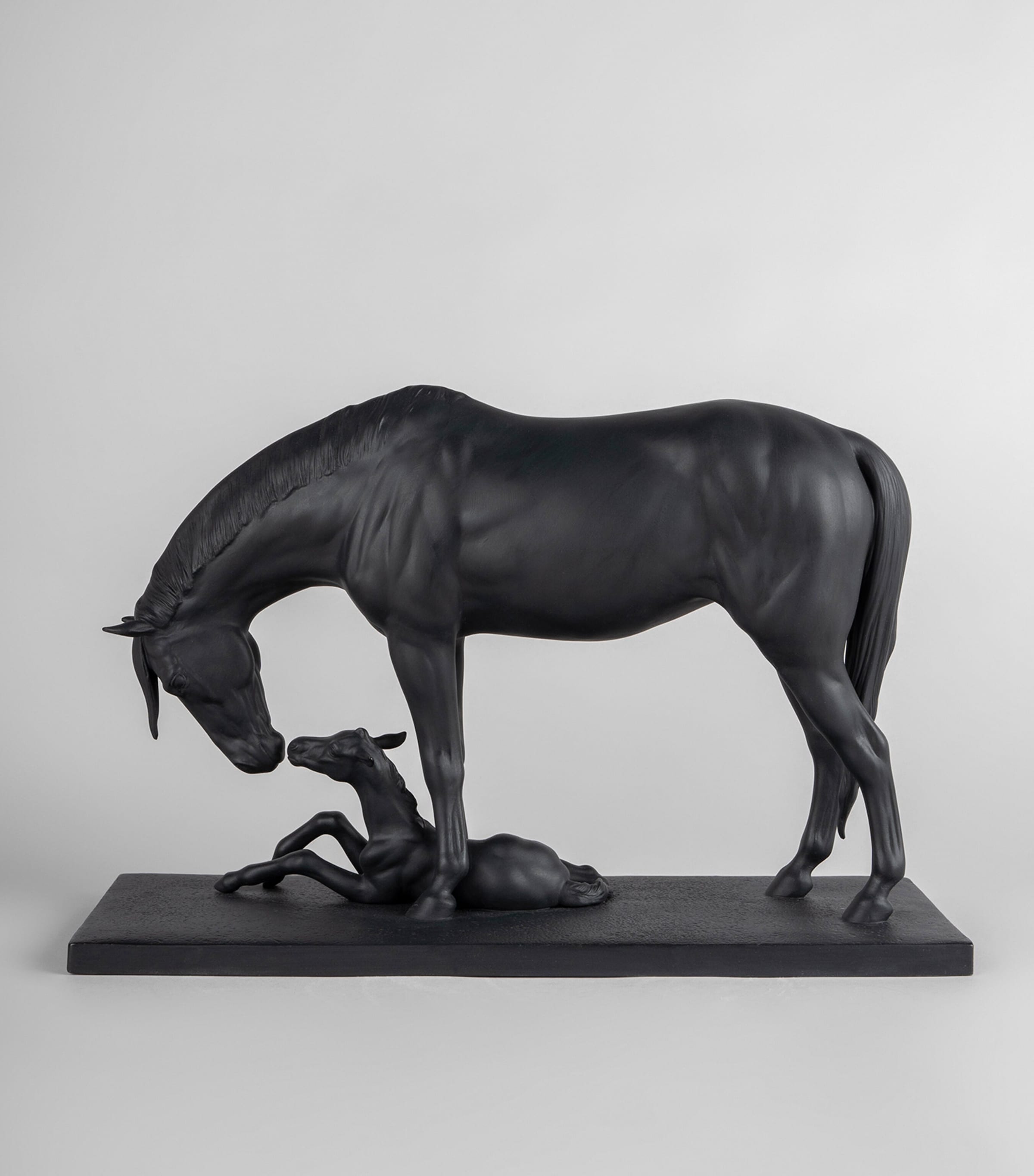 Lladró Mare and Foal Figurine