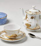 Ginori 1735 Oriente Italiano Aurum tea saucer 15cm, UK version