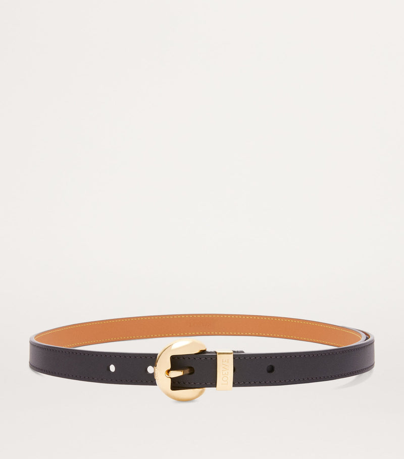 LOEWE leather pebble belt, UK version