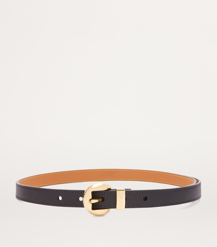 LOEWE leather pebble belt, UK version