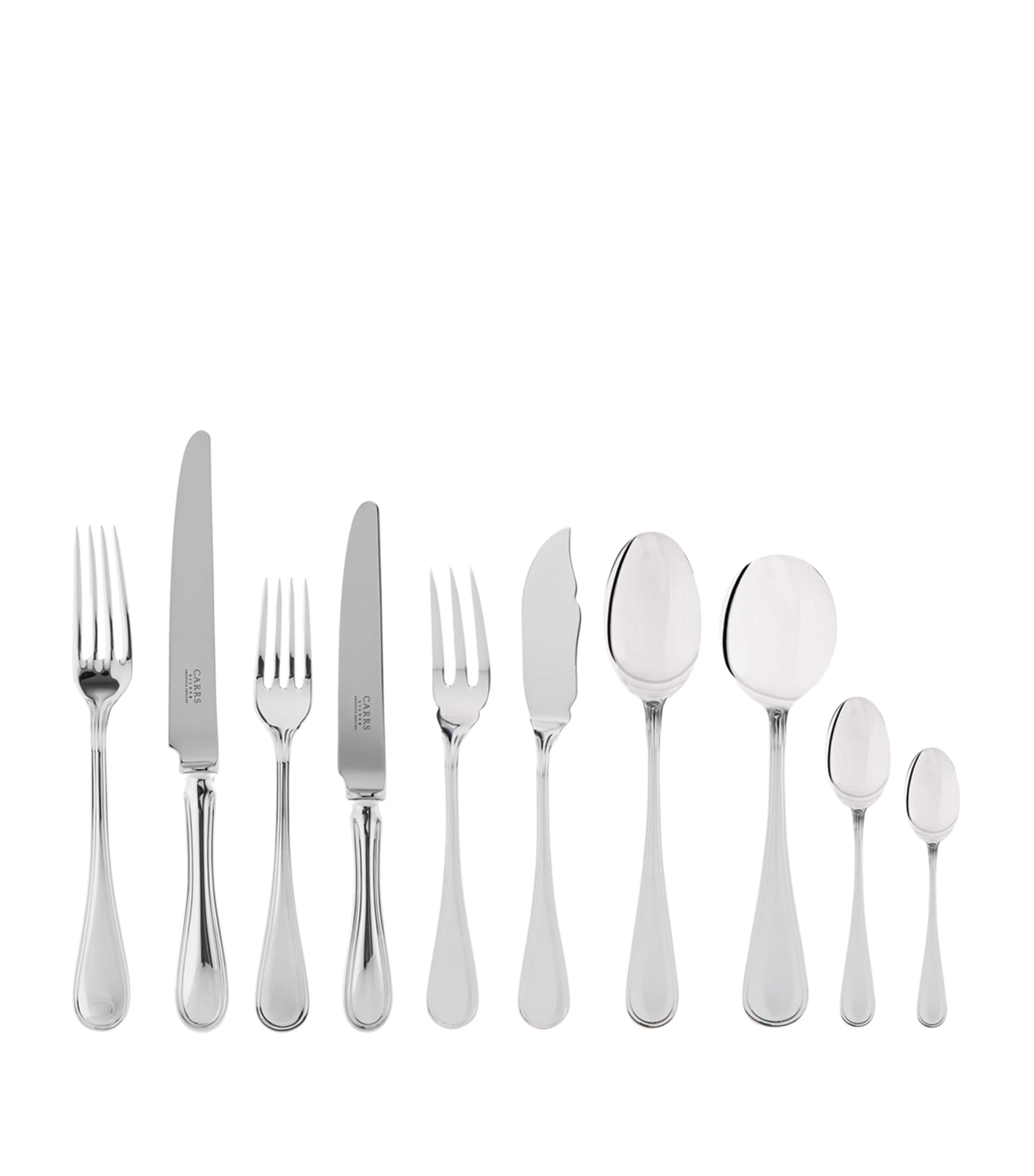 Carrs Silver English Thread silver-plated cutlery set 60-piece - British product