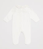 Patachou cotton embroidered all-in-one for ages 1-24 months, imported from the UK