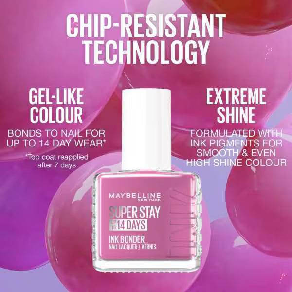 Maybelline Superstay Ink Bonder Top Coat 3D Gel Effect, UK version