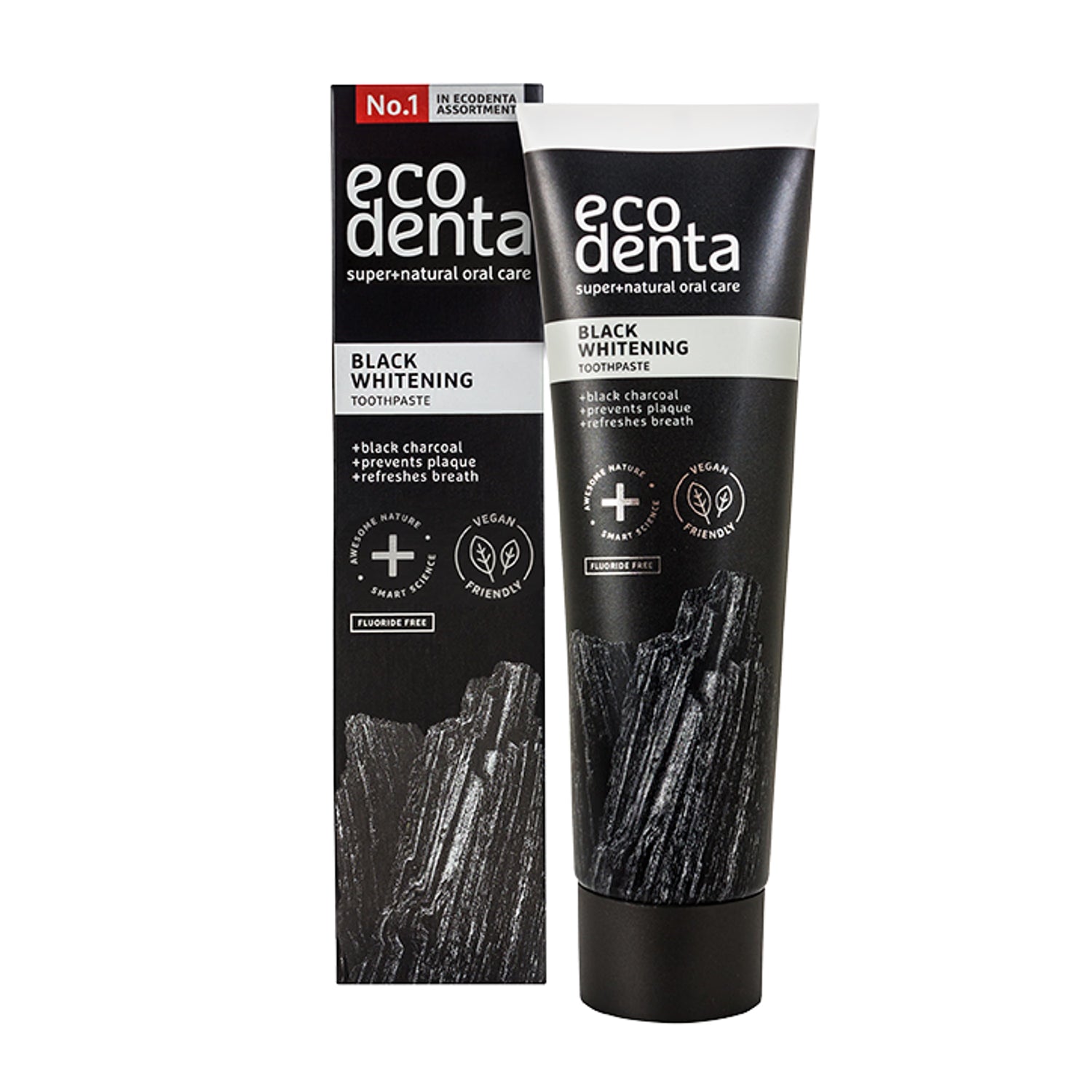 Ecodenta Black Charcoal Toothpaste 100ml - British product