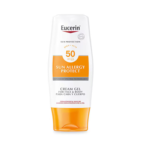 Eucerin Sun Allergy Protect Sun Cream Gel SPF50 150ml (British brand)
