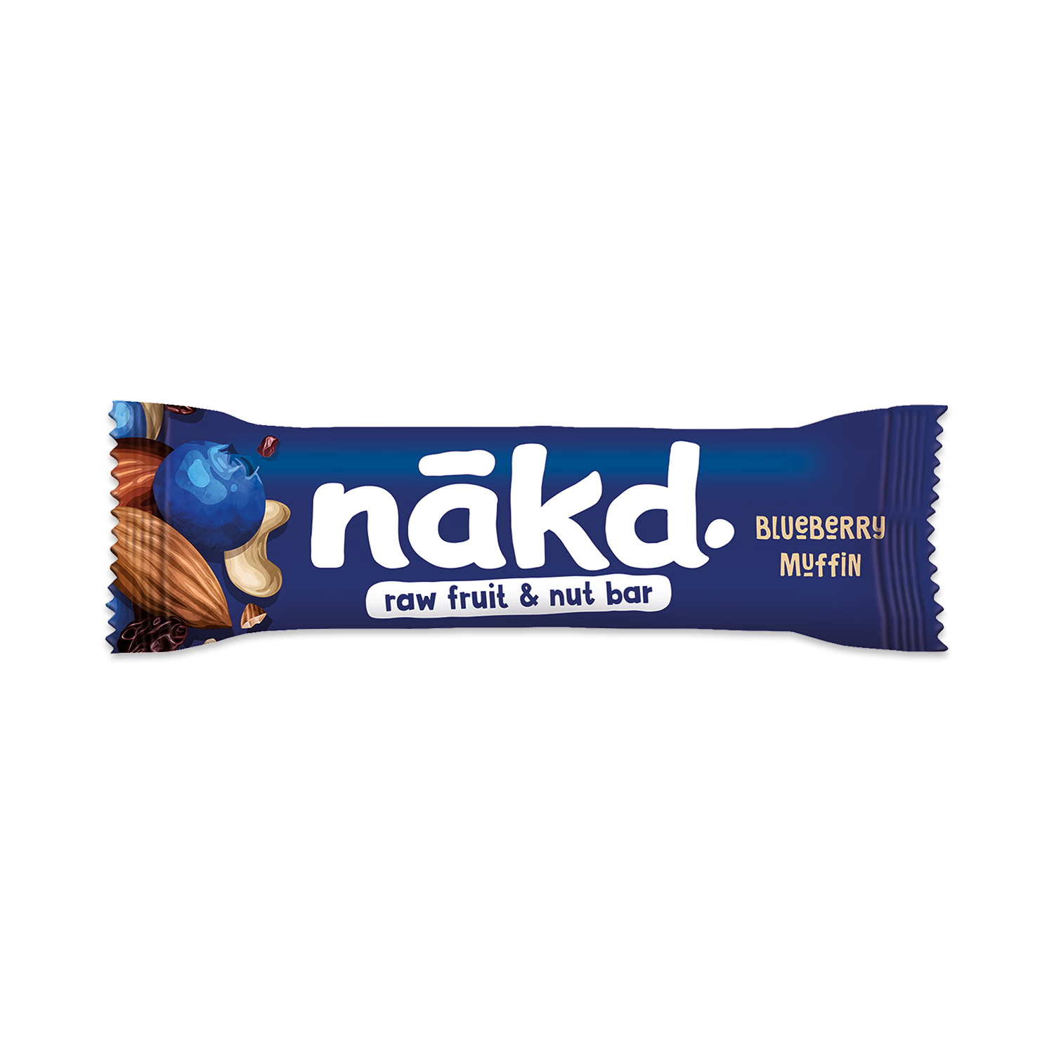 Nakd Raw Fruit Nut Blueberry Muffin Bars 18 x 35g