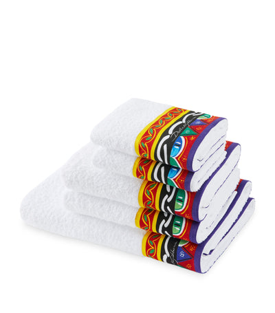 Dolce&Gabbana Casa Set of 5 Cotton Carretto Bath Towels