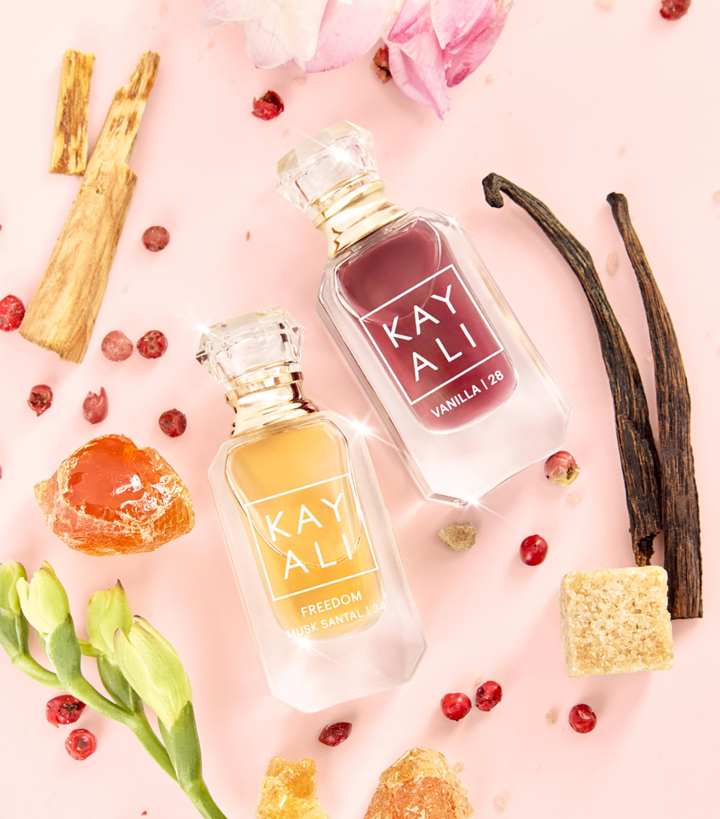 Kayali Vanilla Musk Mini Duo fragrance gift set 2 x 5ml, UK version