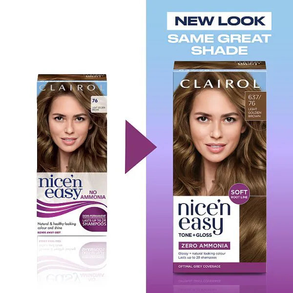 Clairol semi-permanent hair dye golden brown - British product