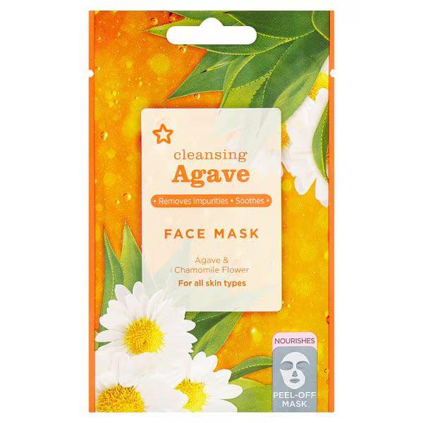 Superdrug Agave peel off face mask 15ml (British brand)
