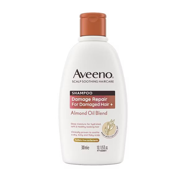 Aveeno Almond Oil Damage Repair Shampoo 300ml - British product